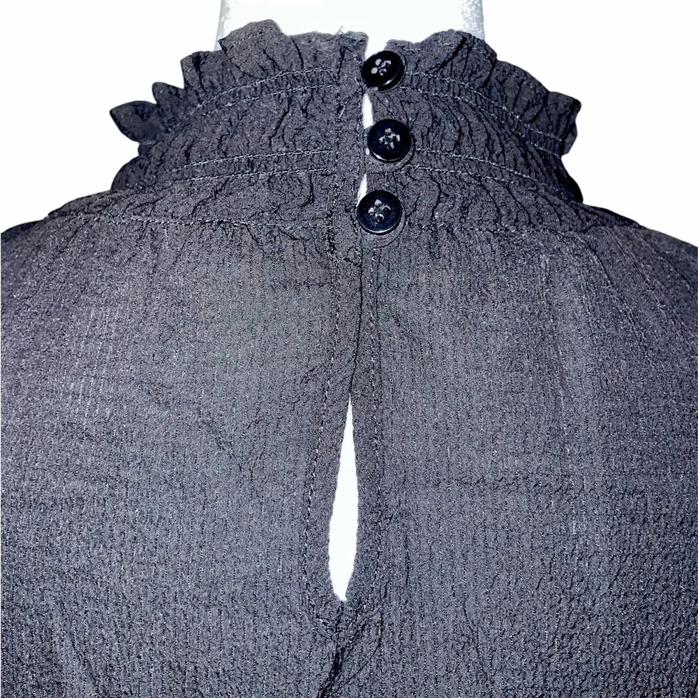 Max Studio Ruffled LS Blouse - Picture 5 of 6